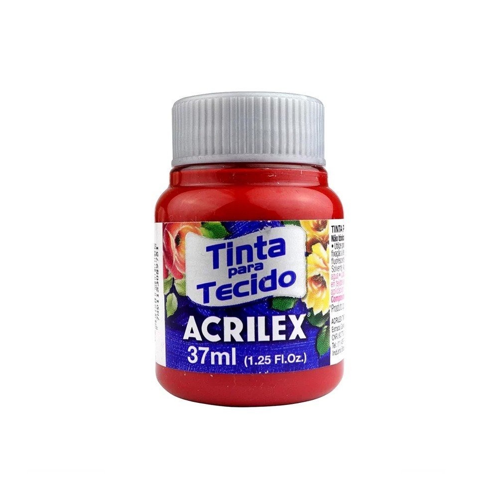 TINTA TECIDO ACRILEX VERMELHOS